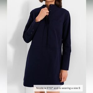 POMANDER PLACE

Navy Twill Denim Wellington Dress